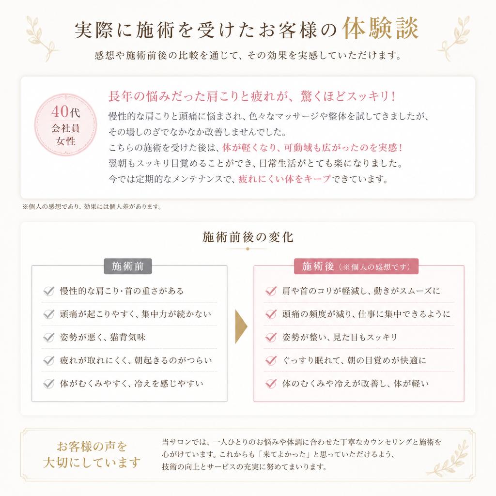 お客様の声