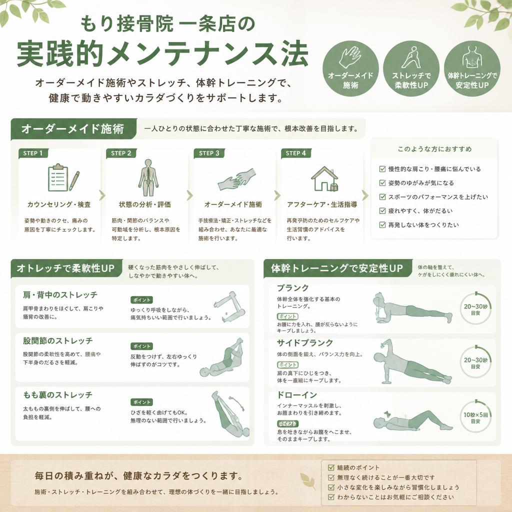 おすすめのメンテナンス法