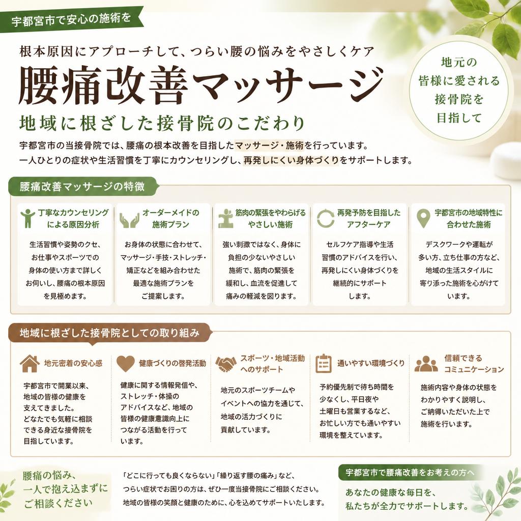 2. 宇都宮地域に特化したサービス